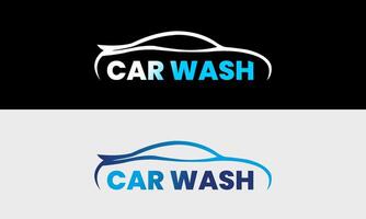 voiture laver icône, l'eau laissez tomber voiture échantillon symbole, logo conception illustration concept idée vecteur