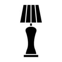 icône de glyphe de lampadaire vecteur