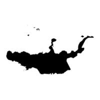 Ouest Nouveau Bretagne Province carte, administratif division de papouasie Nouveau Guinée. illustration. vecteur