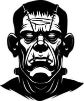 iconique Frankenstein silhouette, capturer le classique monstre pour horreur et gothique dessins vecteur