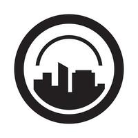 création d'icône logo immobilier vecteur