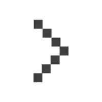 La Flèche icône suivant symbole vecteur