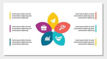 modèle de conception infographique vecteur