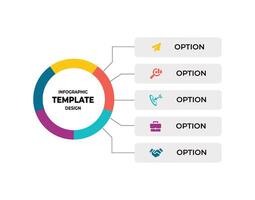 modèle de conception infographique vecteur