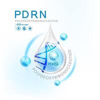 pdrn ,polydésoxyribonucléotide sérum peau se soucier cosmétique, ADN Saumon vecteur