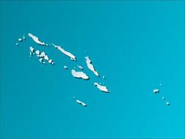 isolé simplifié illustration icône avec bleu silhouette de Salomon îles carte. foncé bleu Contexte vecteur