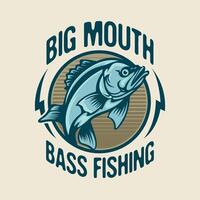 basse pêche club tournoi logo vecteur