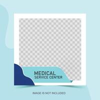 conception de modèle de bannière web de soins de santé médicaux vecteur