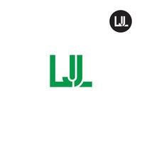 ljl logo lettre monogramme conception vecteur