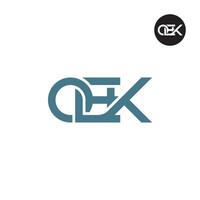 ok logo lettre monogramme conception vecteur