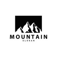 Montagne logo, la nature paysage, prime élégant Facile conception, illustration symbole modèle icône vecteur