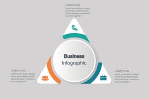 infographies, graphiques. présentation. affaires concept, graphique, pas, processus. infographie Les données visualisation. Commencez modèle vecteur