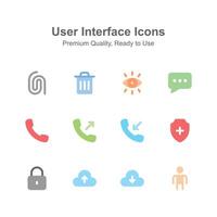prendre une Regardez à cette visuellement parfait pack de utilisateur interface Icônes vecteur