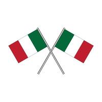 italien drapeau icône vecteur