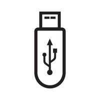 logo de transfert de données usb vecteur