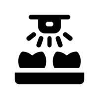 l'eau saupoudrer icône. glyphe icône pour votre site Internet, mobile, présentation, et logo conception. vecteur