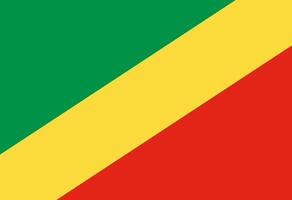 république de le Congo drapeau illustrateur pays drapeaux vecteur