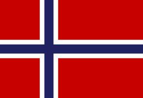 norvégien drapeau illustrateur pays drapeaux vecteur