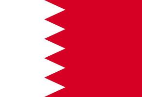 agréable Bahreïn drapeau illustrateur pays drapeaux vecteur