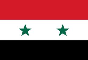 Syrie drapeau illustrateur pays drapeaux vecteur