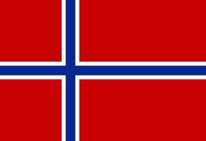 Norvège drapeau illustrateur pays drapeaux vecteur