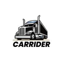 création de logo de camion vecteur