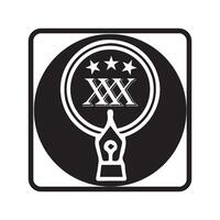 logo icône stylo outil vecteurs illustration symbole conception vecteur
