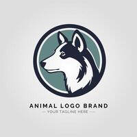 animal minimaliste logo concept vecteur