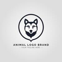 animal minimaliste logo concept vecteur