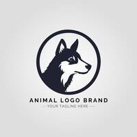 animal minimaliste logo concept vecteur