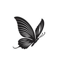 papillon silhouette. papillon logo. papillon illustration vecteur