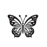 papillon silhouette. papillon logo. papillon illustration vecteur