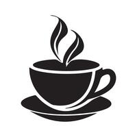 café logo. conception illustration sur blanc Contexte vecteur