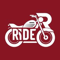 création de logo de moto vecteur