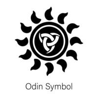 branché odin symbole vecteur