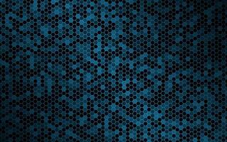 foncé bleu Contexte avec hexagonal engrener. moderne géométrique texture. Facile conception illustration vecteur