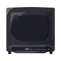 illustration de vieux télévision vecteur