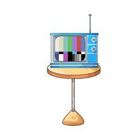 illustration de vieux télévision vecteur