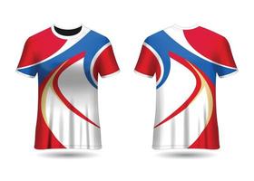 modèle de conception de maillot de course sportive pour vecteur d'uniformes d'équipe