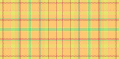 Publier plaid arrière-plan, Inde en tissu textile texture. Anglais sans couture tartan modèle vérifier dans ambre et Jaune couleurs. vecteur