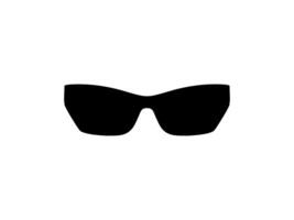 Soleil œil des lunettes silhouette, de face voir, plat style, pouvez utilisation pour pictogramme, logo gramme, applications, art illustration, modèle pour avatar profil image, site Internet, ou graphique conception élément vecteur