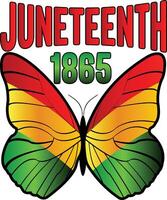 juneteenth 1865 conception vecteur