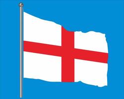 illustration de le Britanique drapeau sur une bleu Contexte vecteur
