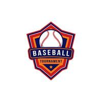 base-ball badge logo conception vecteur