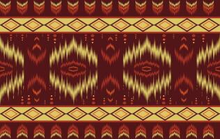 géométrique ethnique en tissu sans couture modèle coloré. traditionnel ikat ethnique style modèle. conçu pour Contexte ,fond d'écran ,tapis ,vêtements ,ikat modèle ,tissu ,broderie ,textile art vecteur