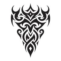 tribal tatouage conception silhouette illustration, tribal tatouage conception vecteur