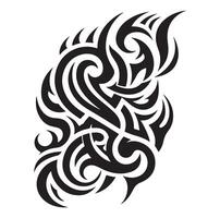 tribal tatouage conception silhouette illustration, tribal tatouage conception vecteur