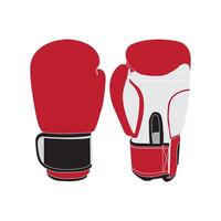 icône de gants de boxe vecteur