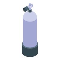 3d rendre de une violet l'eau bouteille dans isométrique vue vecteur