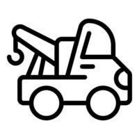 icône de remorquer un camion illustration vecteur